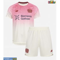 Bayer Leverkusen Exequiel Palacios #25 Auswärts Trikotsatz Kinder 2025-26 Kurzarm (+ Kurze Hosen)